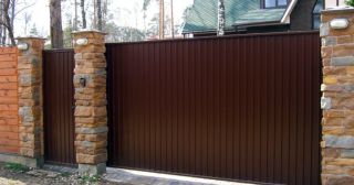 Купить откатные ворота консольные Ачинск, цена от 2761 руб.