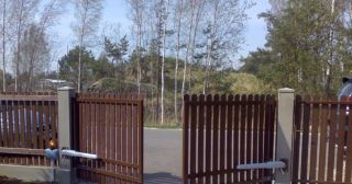 Купить распашные ворота из штакетника Ачинск, цена от 2710 руб.